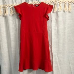 Hot pink bodycon Express dress size XS